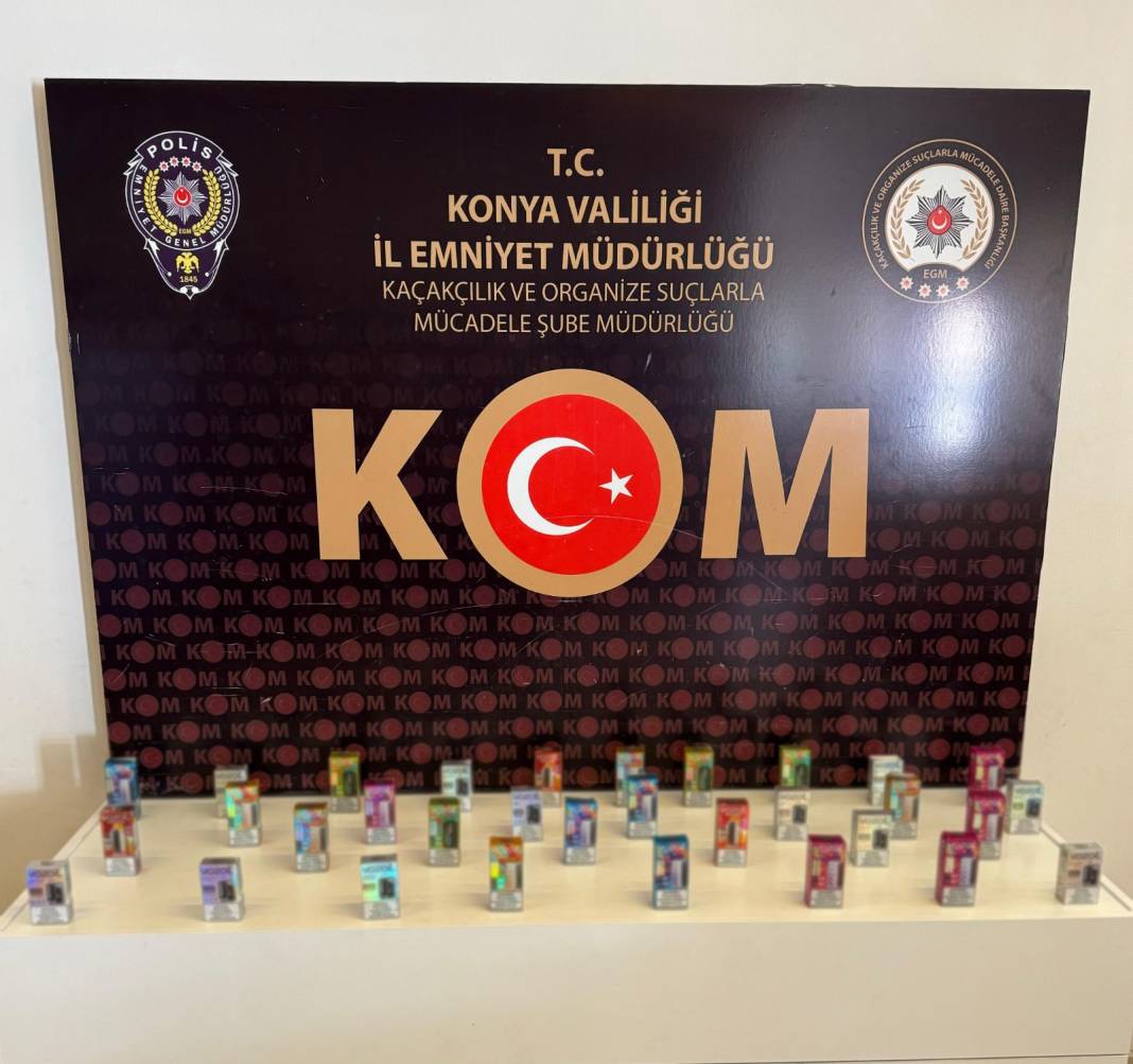 Konya’da kaçakçılara ağır darbe! Çok sayıda ürün ele geçirildi 2